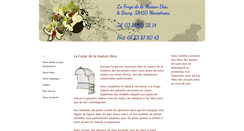 Desktop Screenshot of laforgedelamaisondieu.com